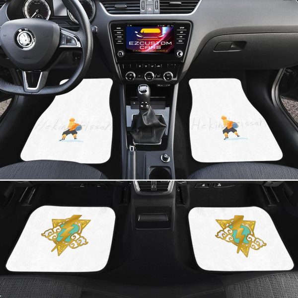 zenitsu agatsuma demon slayer car floor mats dapqu