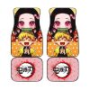 Zenitsu and Nezuko Car Accessories Demon Slayers Car Mats Anime Car Decoration