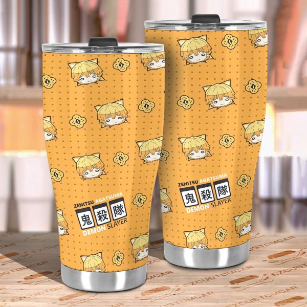 zenitsu car tumbler cup custom demon slayer anime car accessories kglyc
