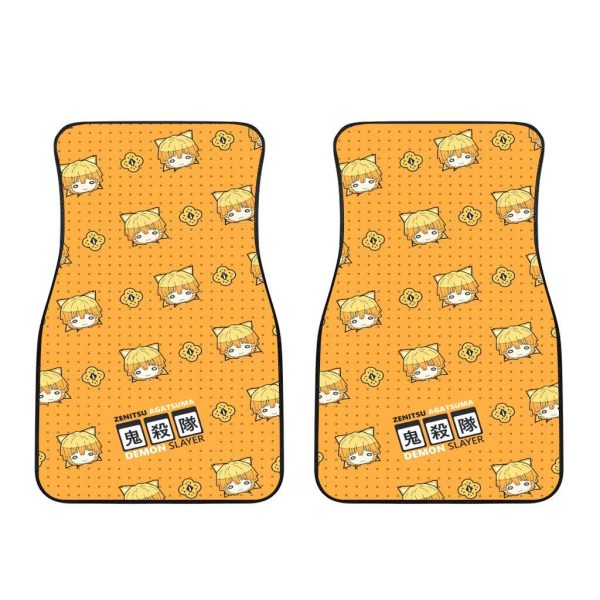 zenitsu demon slayer car floor mats 2a8yo