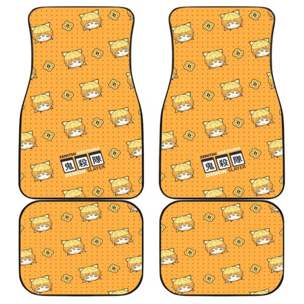 Zenitsu Demon Slayer Car Floor Mats