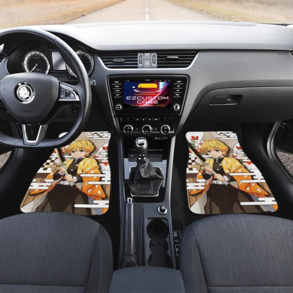zenitsu demon slayer car floor mats oxcl2