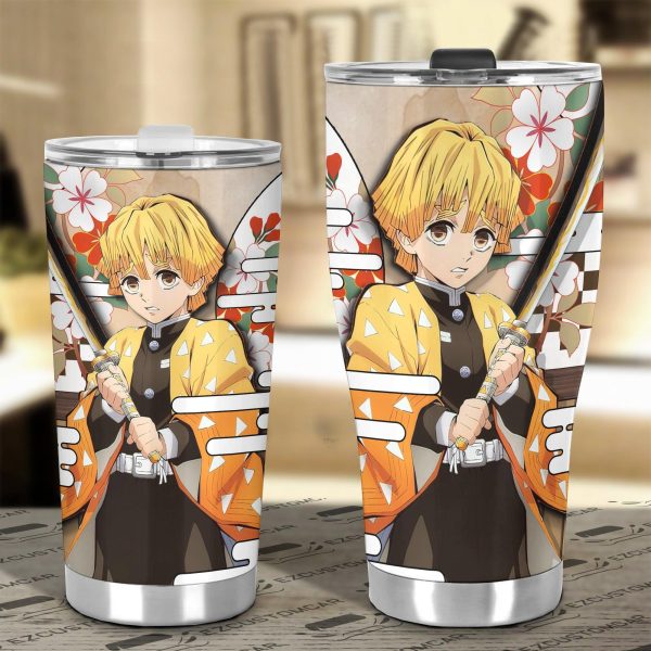 zenitsu tumbler cup custom demon slayers anime car accessories rvoro