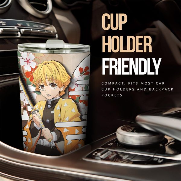 zenitsu tumbler cup custom demon slayers anime car accessories xslwa