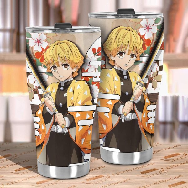 zenitsu tumbler cup custom demon slayers anime car accessories z1hui