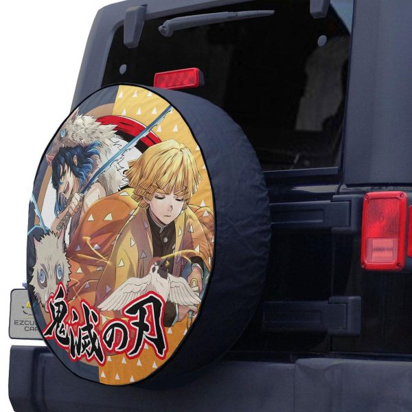 zenitsu x inosuke spare tire cover custom demon slayer anime car accessories 5otn7