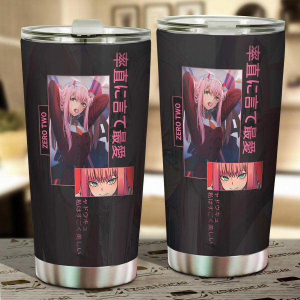 Zero Two Tumbler – Personalized Darling In The Franxx custom Travel Tumblers