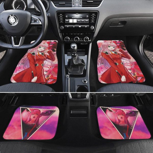 zero two darling in the franxx anime car floor mats fan gift eq5cw