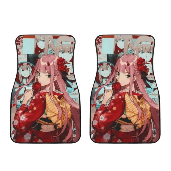 Zero Two Kimono Darling In The Franxx Anime Car Floor Mats Fan Gift