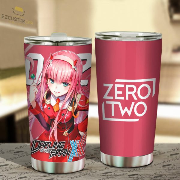 Zero Two Tumbler – Personalized Darling In The Franxx custom Travel Tumblers