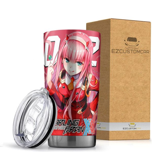 Zero Two Tumbler – Personalized Darling In The Franxx custom Travel Tumblers