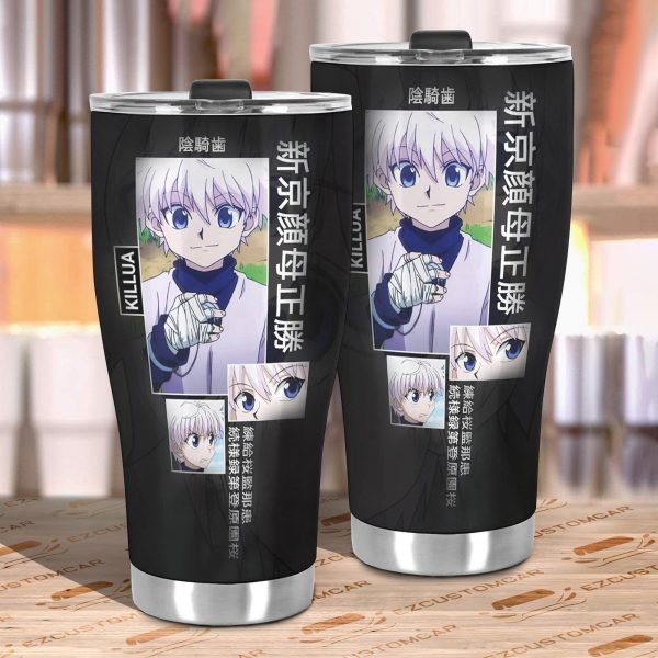 zoldyck killua car tumbler cup custom hunter x hunter anime car accessories g78ul