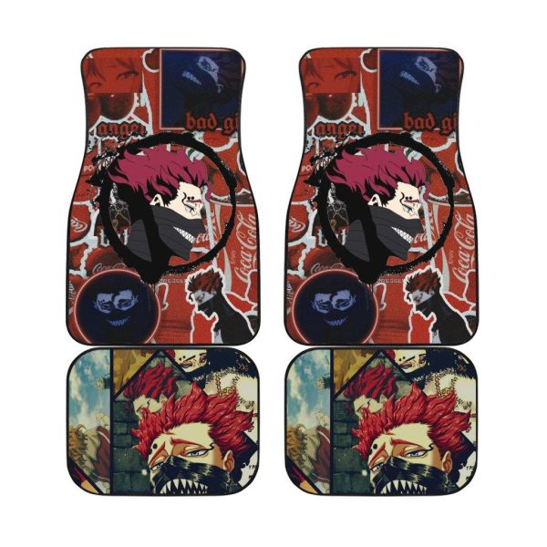 Zora Black Clover Car Seat Covers