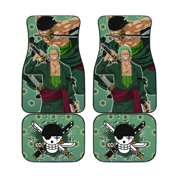 Zoro Ultimate Swordsman Car Floor Mats One Piece Anime
