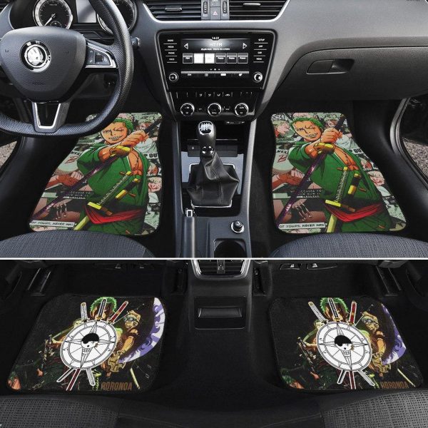 zoro car floor mats one piece anime car accessories 7xij4