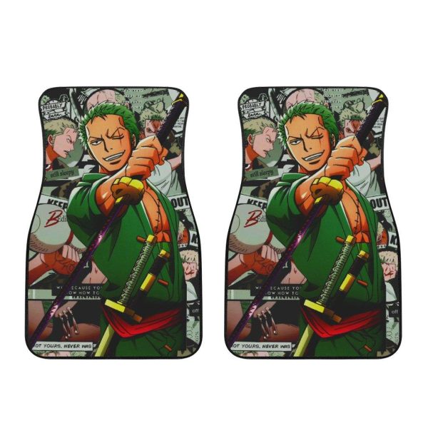 zoro car floor mats one piece anime car accessories a9l3m