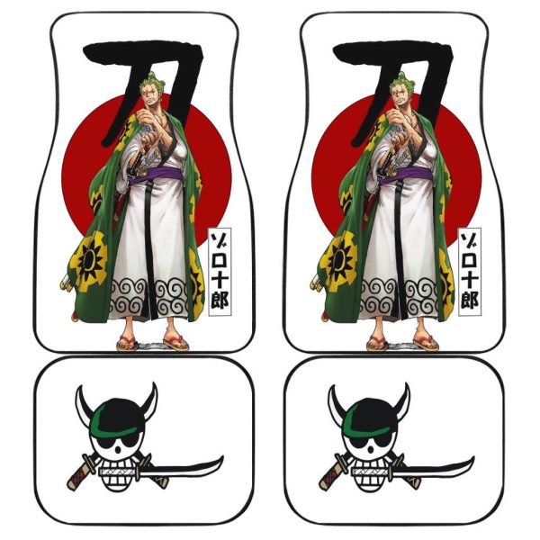 Zoro Car Floor Mats One Piece Anime Car Accessories