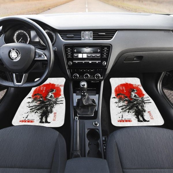 zoro samurai warriors car floor mats one piece anime decor for cars zbowa