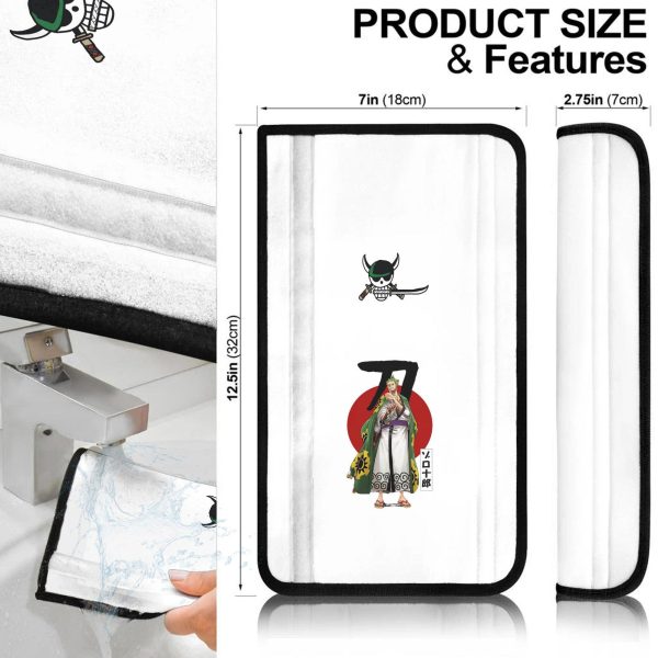zoro seat belt covers custom one piece anime car accessories abi05