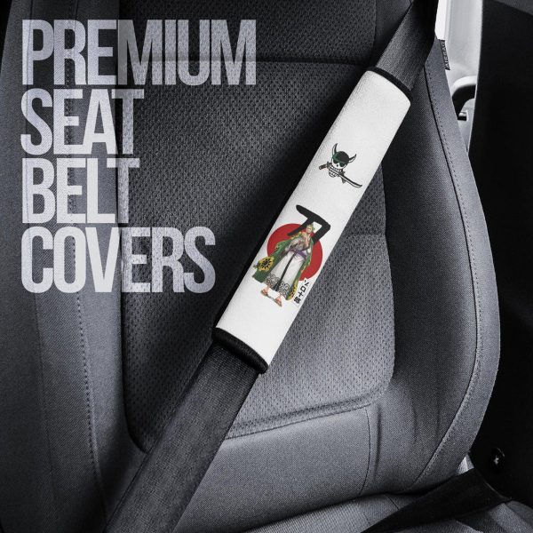 zoro seat belt covers custom one piece anime car accessories pfoaj