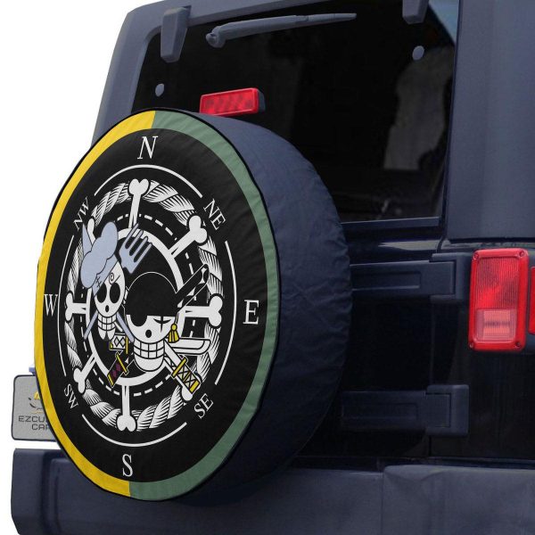 zoro x sanji spare tire cover custom one piece anime car accessories 7oabx