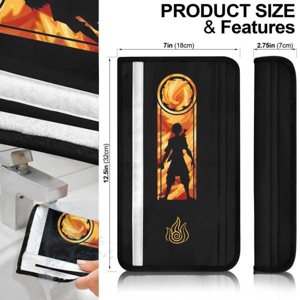 zuko avatar the last airbender anime car seat belt covers 6czua