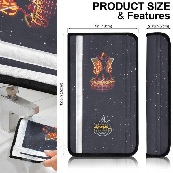 zuko avatar the last airbender anime car seat belt covers wk0ox