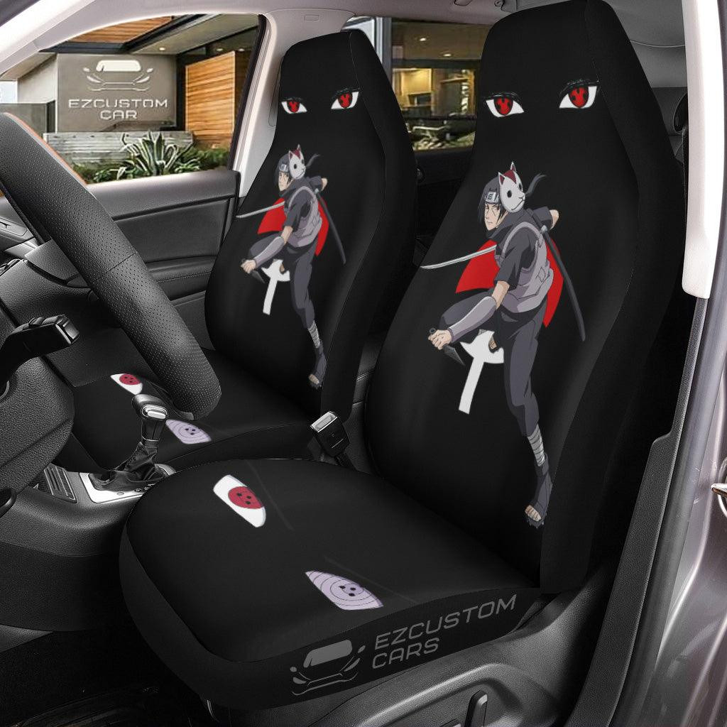 Akatsuki Car Accessories Anime Car Seat Covers Itachi Japanese Style