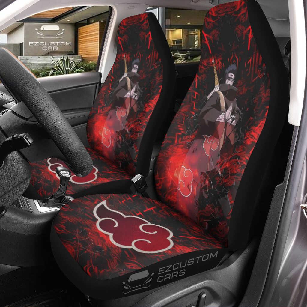 Akatsuki Kisame Car Seat Covers Naruto Anime Car Decor