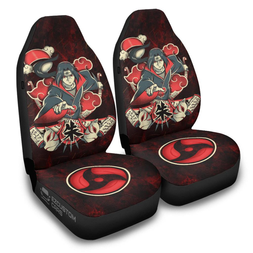 Akatsuki Car Seat Covers Itachi Art