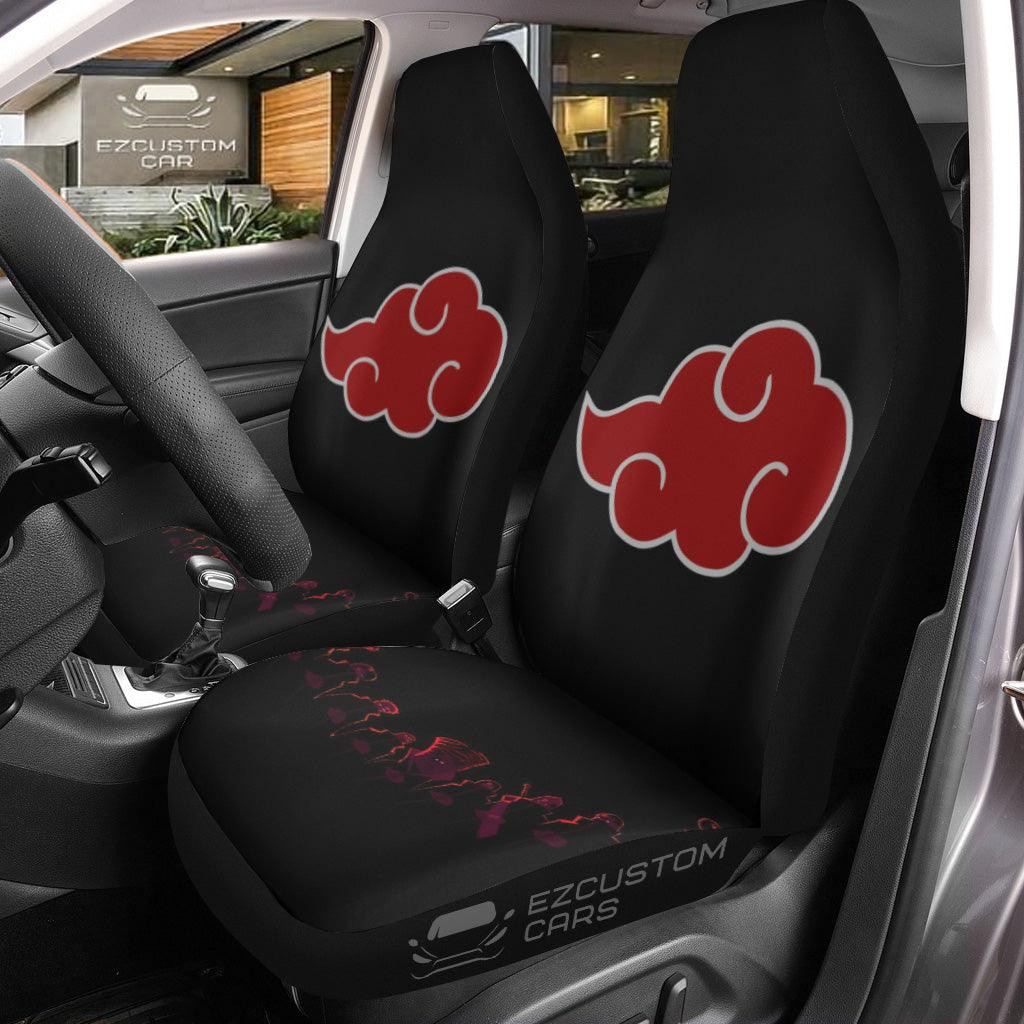Akatsuki Cloud Car Seat Covers Naruto Anime Car Decor