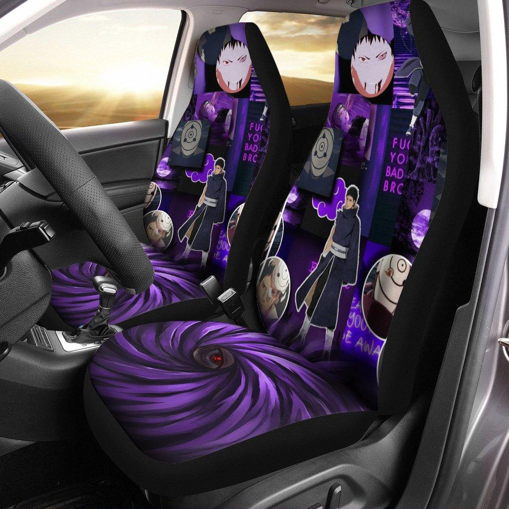 Obito Akatsuki Naruto Anime Car Seat Covers