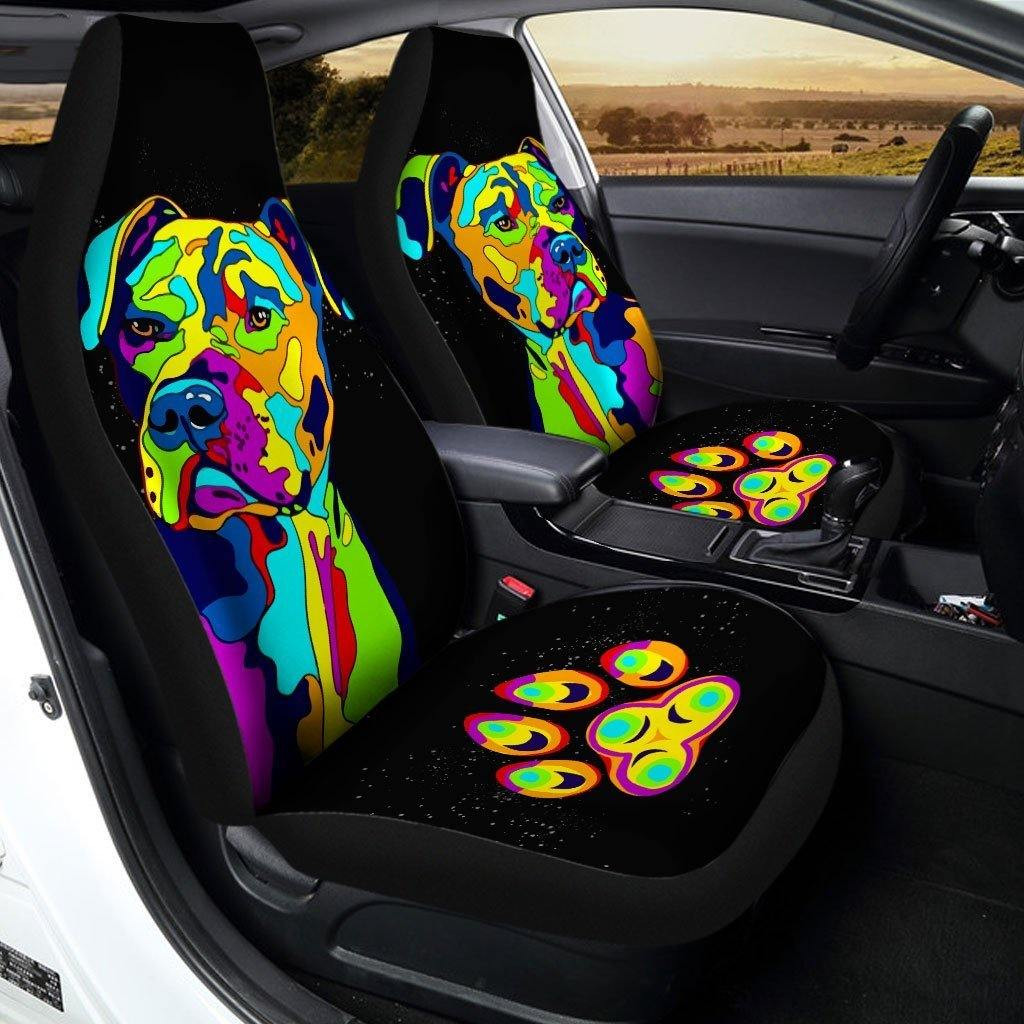 American Pit Bull Terrier Car Seat Covers Funny