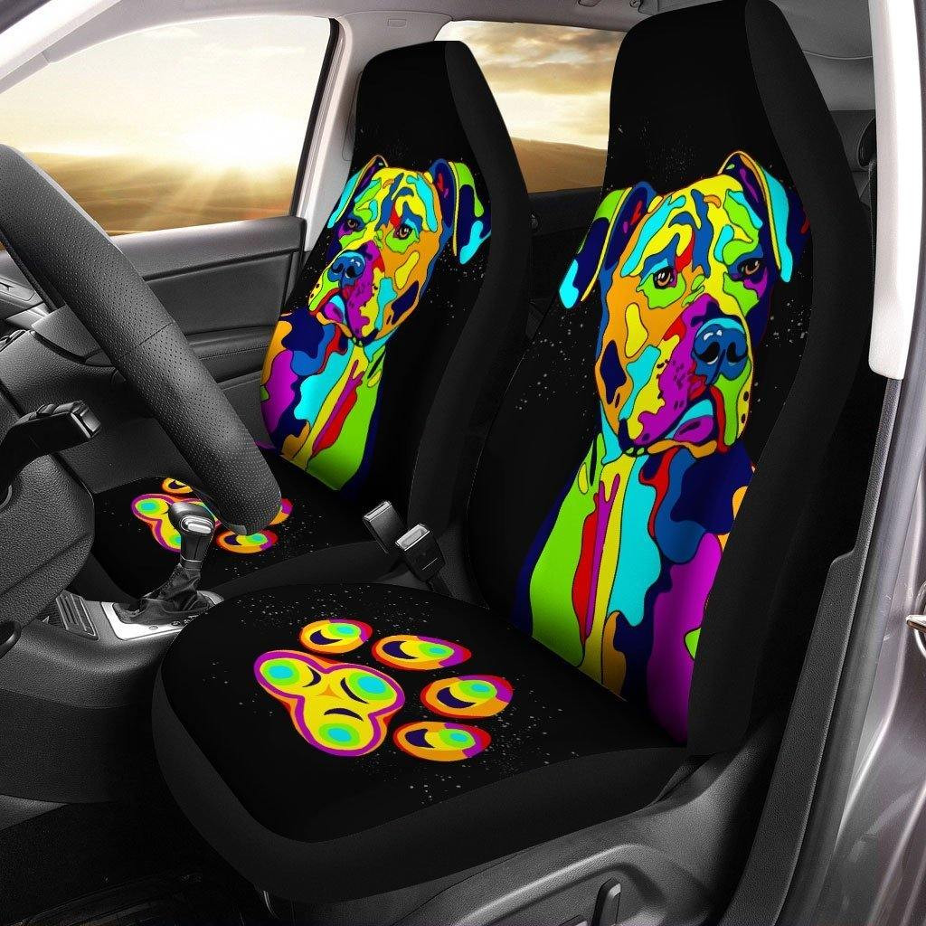 American Pit Bull Terrier Custom Car Seat Covers