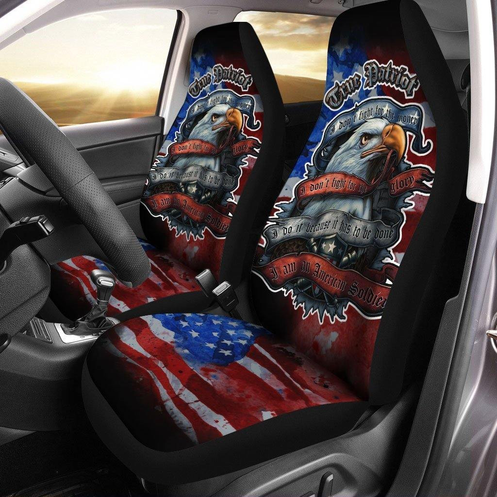 American Soldier True Patriot Car Seat Covers