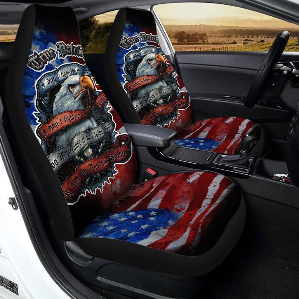 American Soldier True Patriot Car Seat Covers