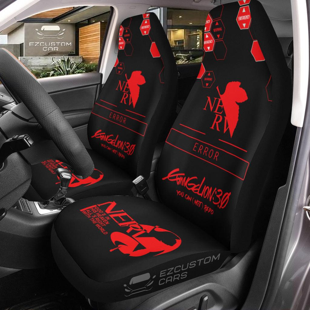 Angel Impact Seat Belt Covers Custom Neon Genesis Evangelion Anime Car Accessories