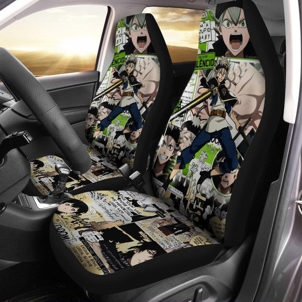 Asta Black Clover Anime Car Seat Covers