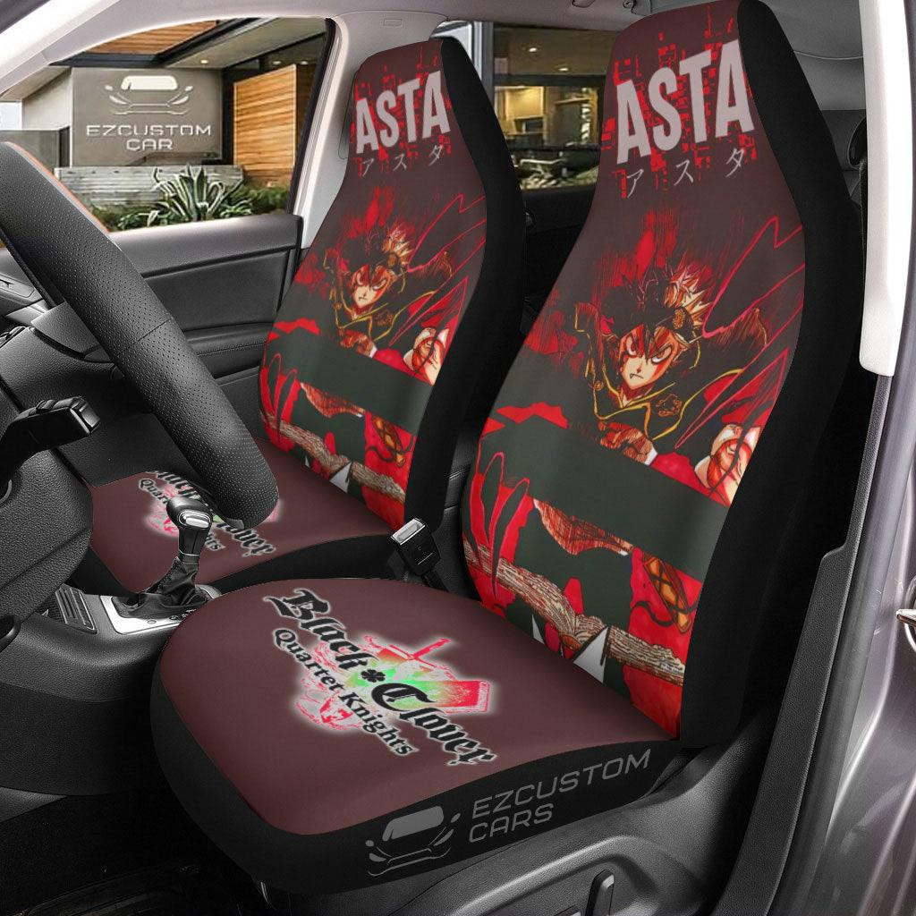 Asta Black Clover Anime Car Seat Covers