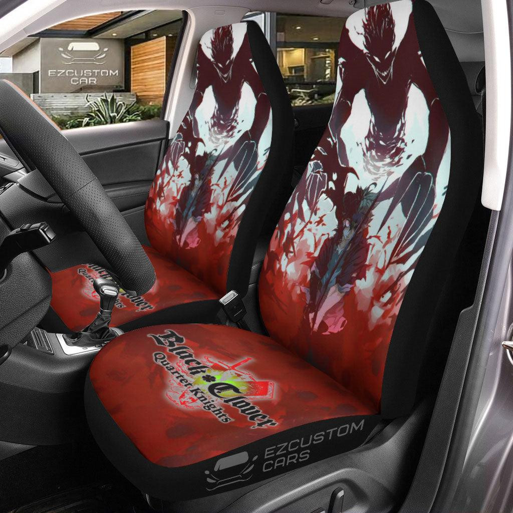 Asta Black Clovers Car Seat Covers Anime Car Decor