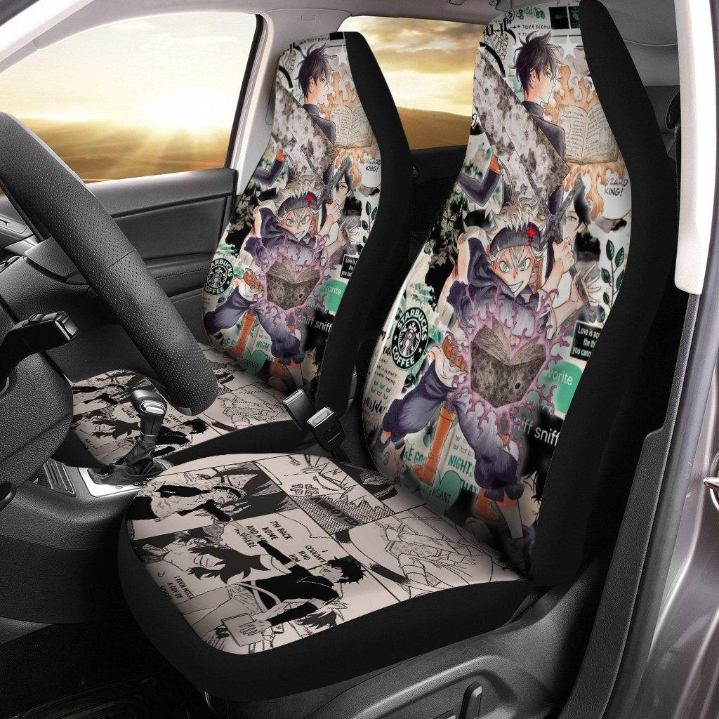 Asta x Zuno Black Clover Car Seat Covers Asta x Zuno Black Clover Car Seat Covers