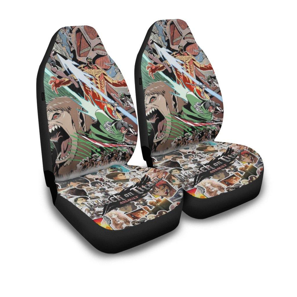 Attack On Titan Car Seat Covers Fan Gift