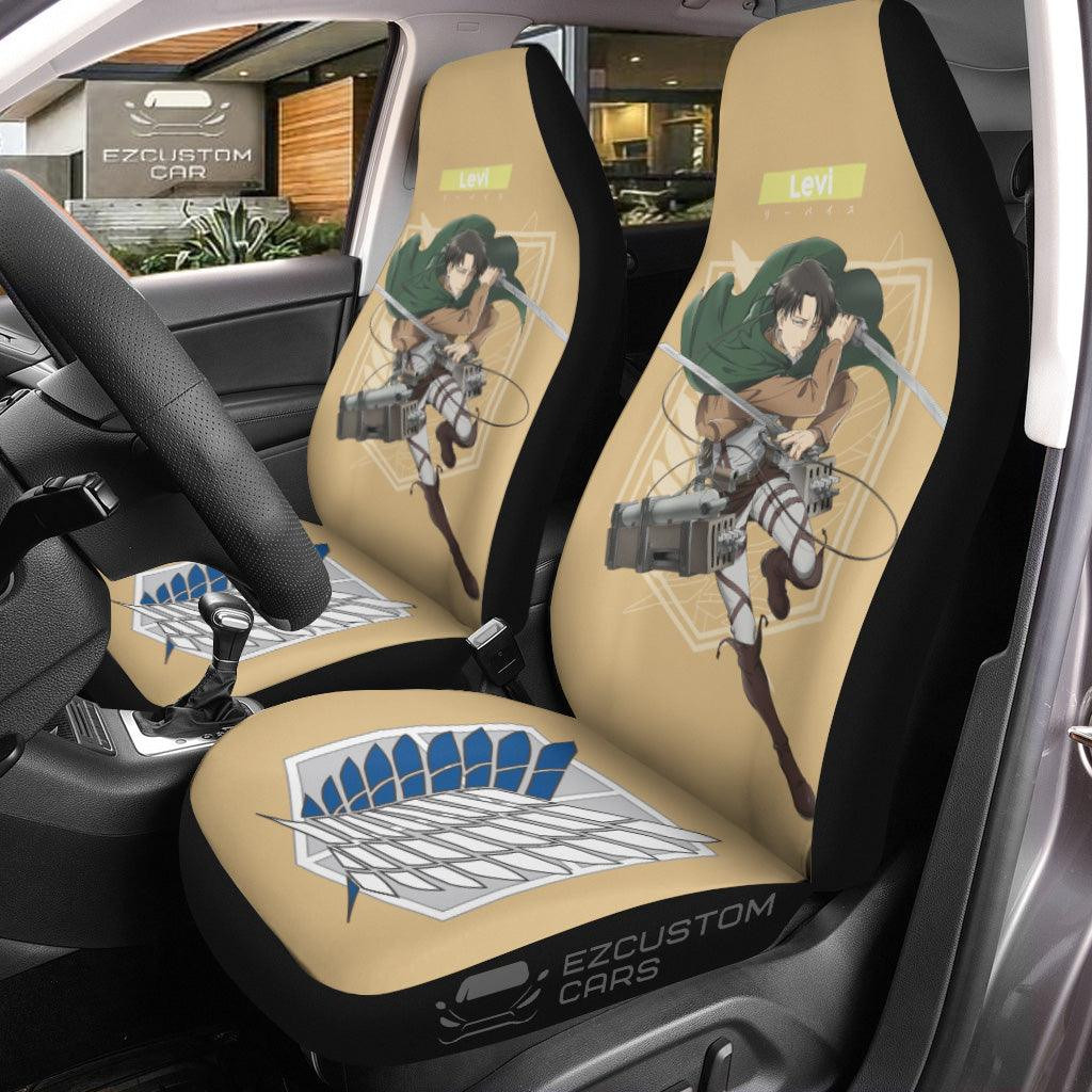 Levi Ackerman Attack On Titan Car Seat Covers Fan Gift