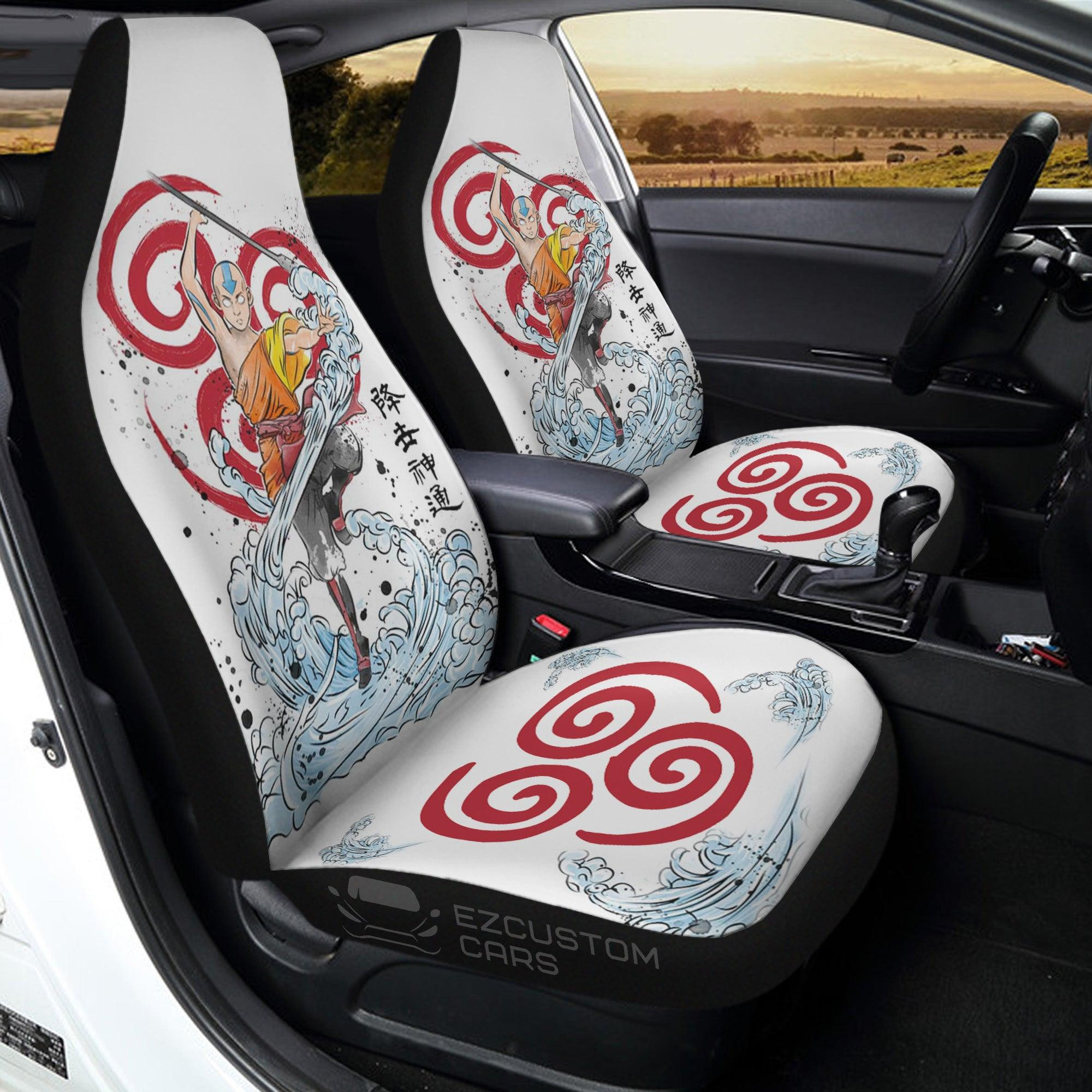 Avatar Car Seat Cover Anime Car Accessories The Power Of The Fire Nation
