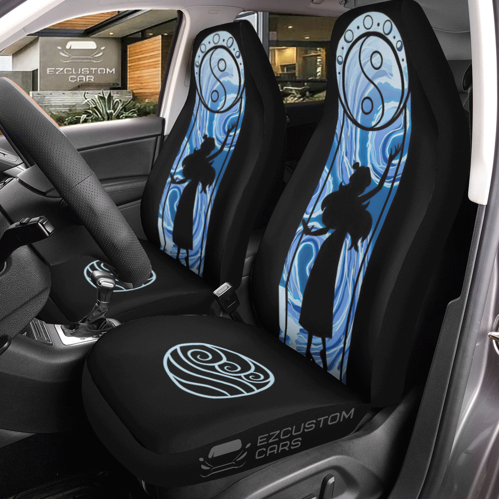 Avatar Last Airbender Anime Car Seat Covers Main Characters