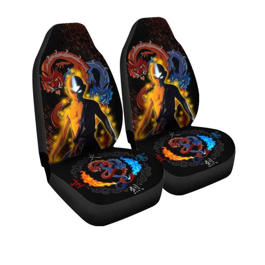 Aang Car Seat Covers Custom Avatar: The Last Airbender Anime