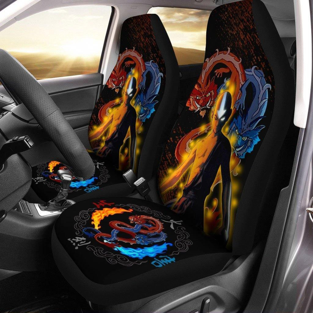 Avatar: The Last Airbender Anime Car Seat Covers Custom Aang
