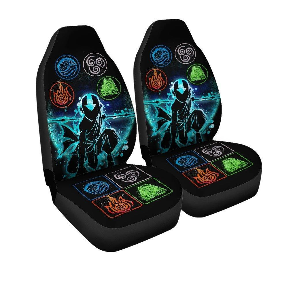 Aang Car Seat Covers Custom Avatar: The Last Airbender Anime