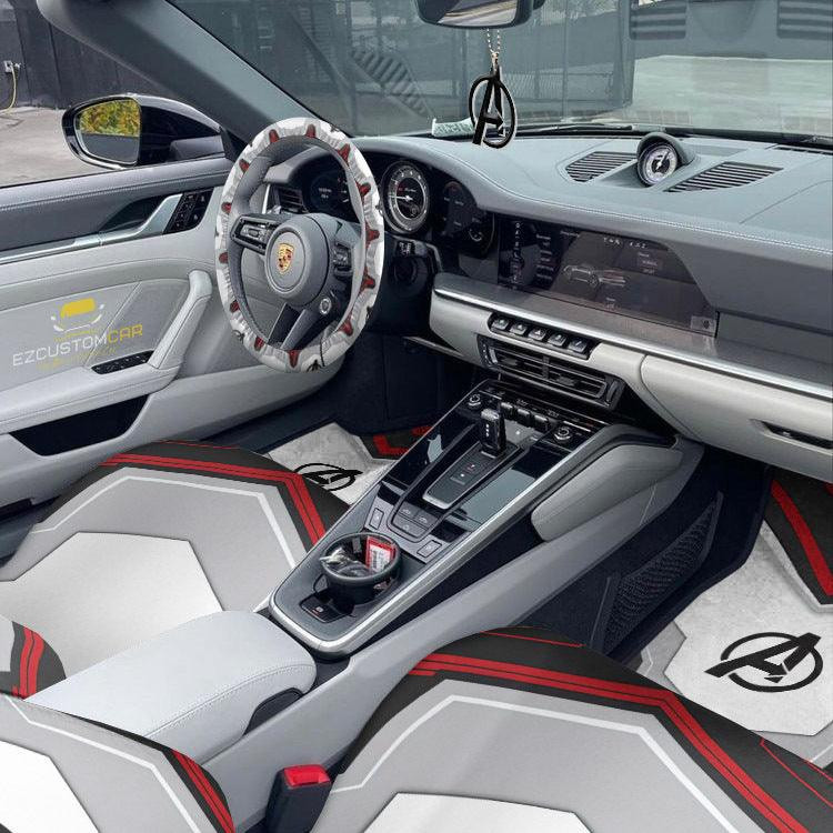 Avengers Suite Car Mats x Seat Covers