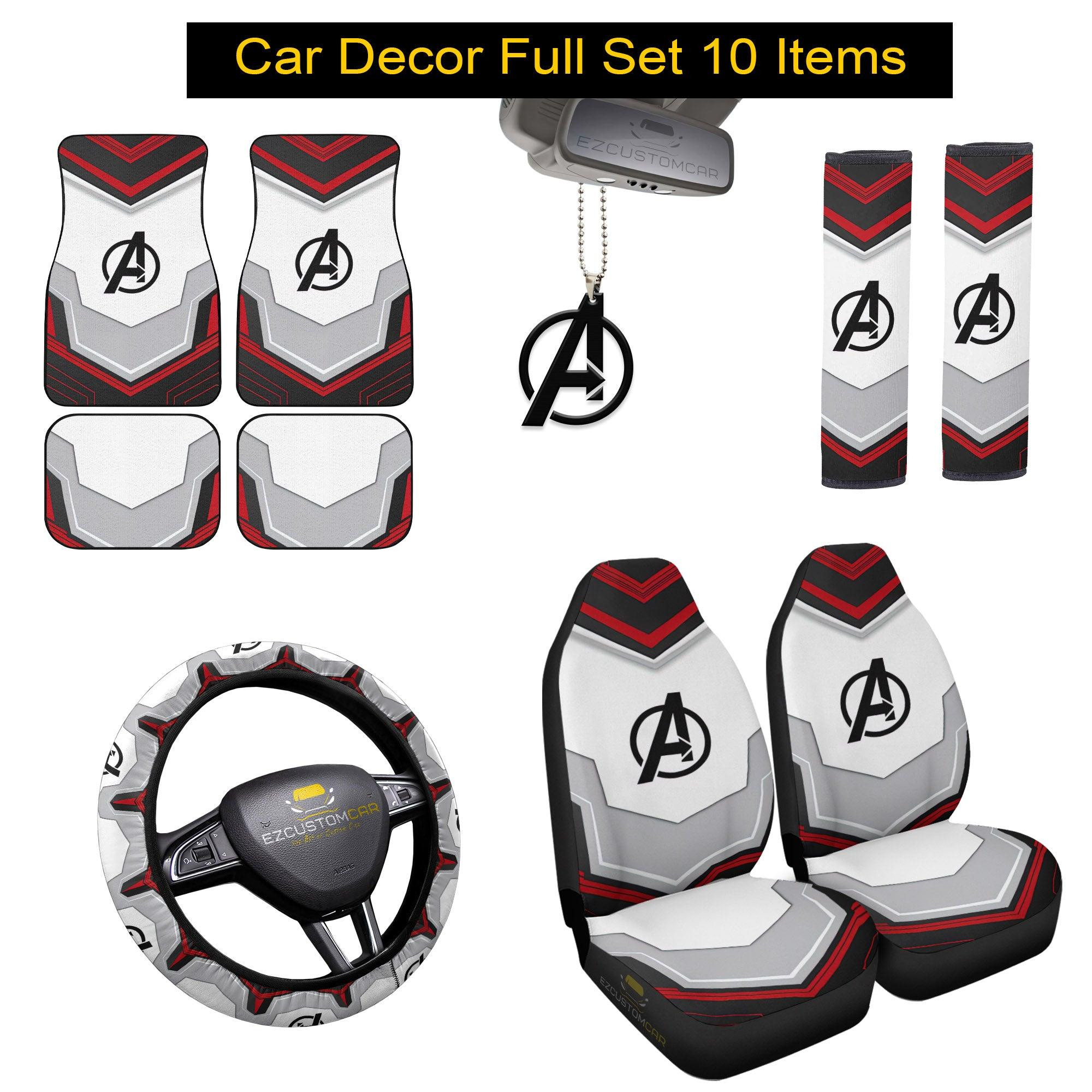 Avengers Suite Car Mats x Seat Covers